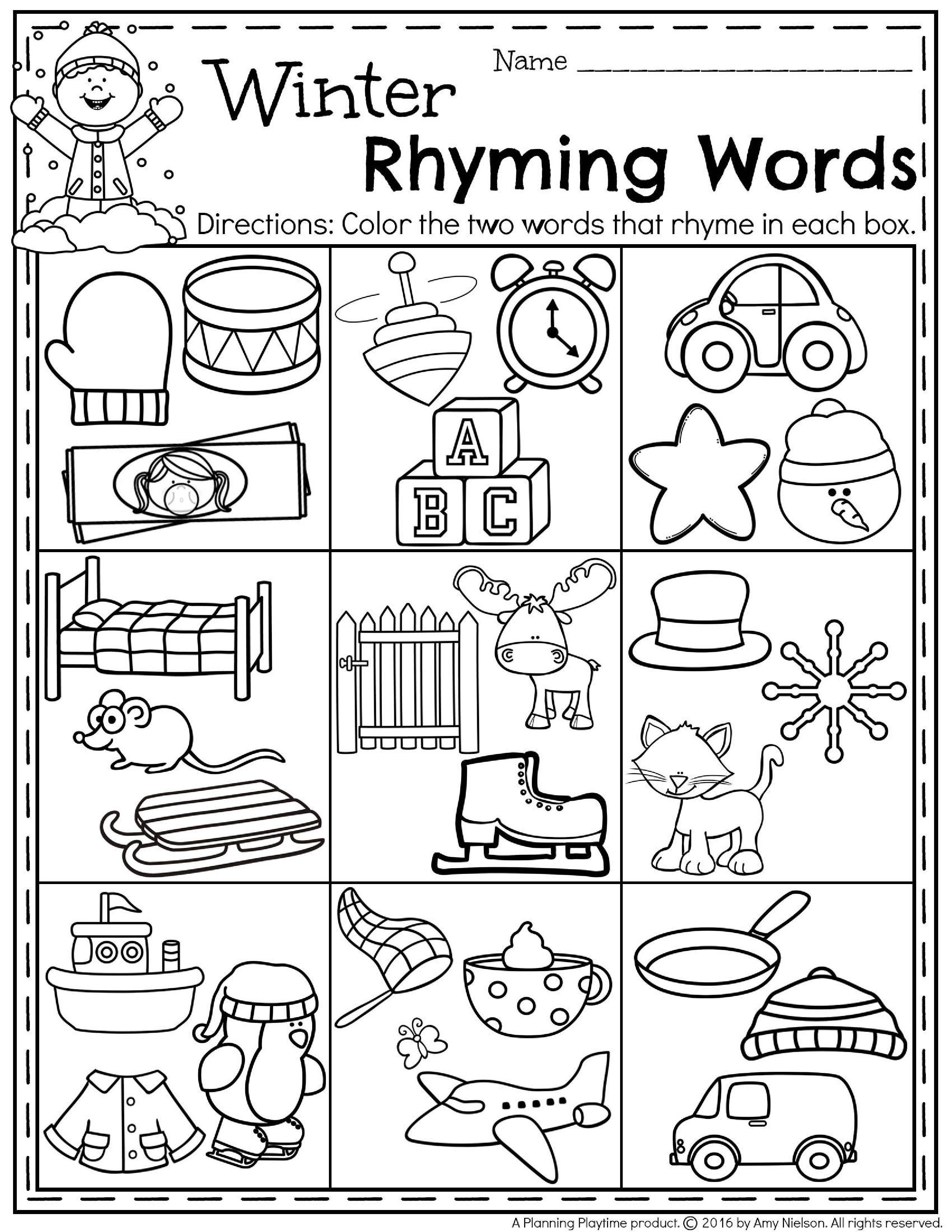 Free Printable Worksheets For Preschool