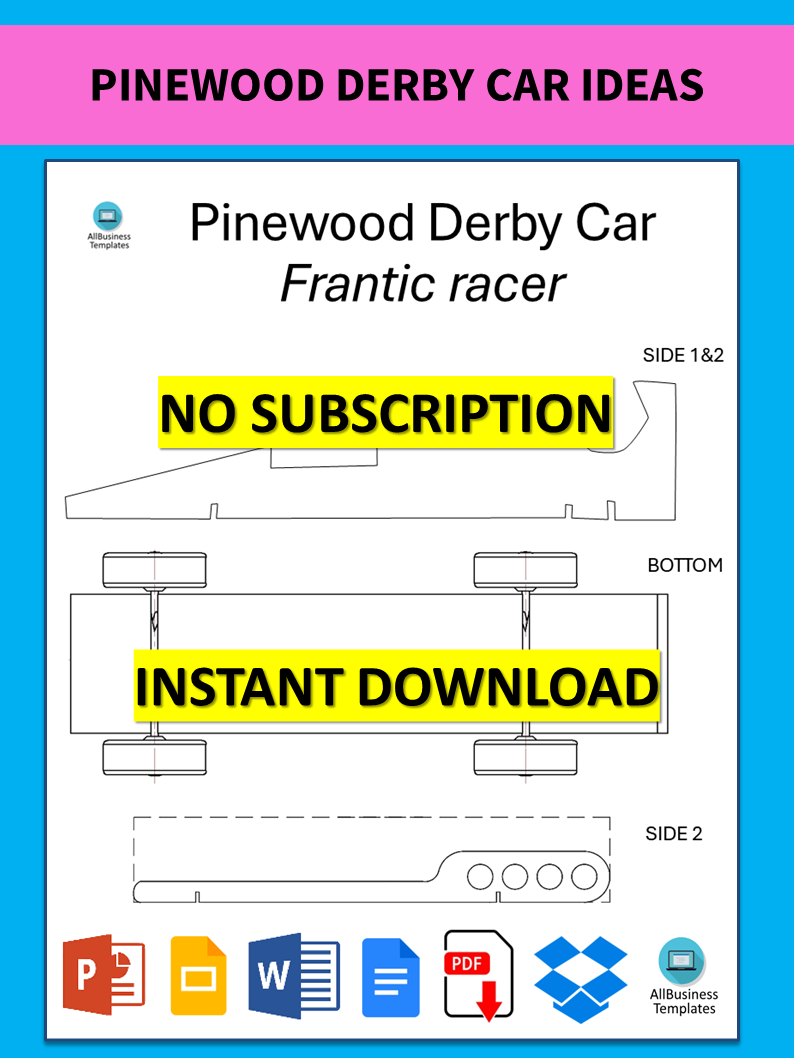 Pinewood Derby Car Ideas main image