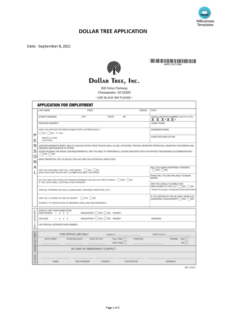 kostenloses-dollar-tree-application