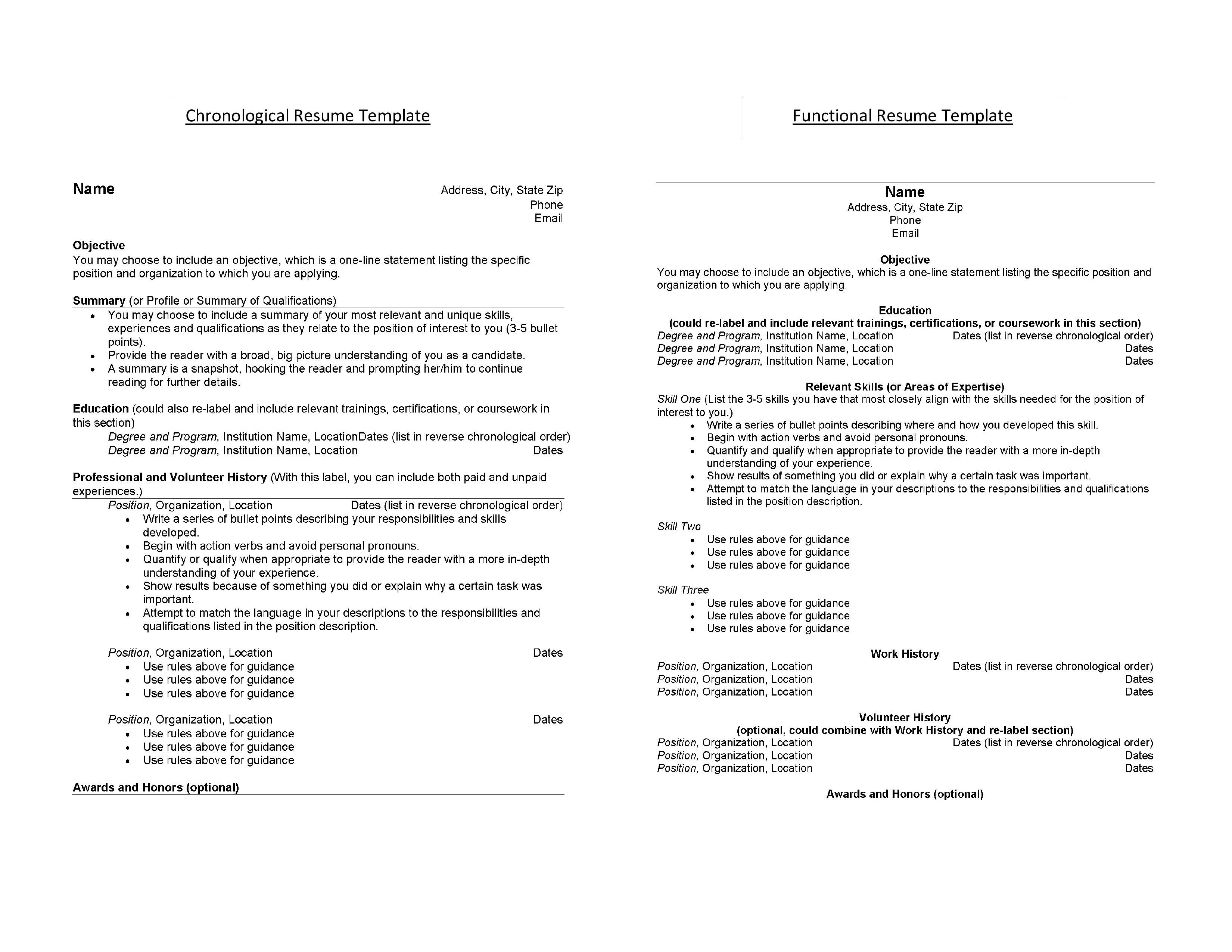 basic-chronological-resume-allbusinesstemplates