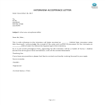 Interview Acceptance Letter gratis en premium templates