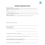 Expense Approval Form gratis en premium templates