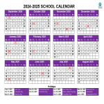 Year round school schedule gratis en premium templates