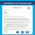 Marketing Job Reference Letter gratis en premium templates