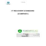 IT Recovery Standard gratis en premium templates