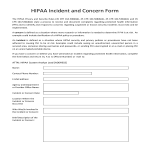 HIPAA Security Incident Report gratis en premium templates