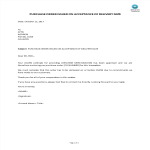 Letter_Purchase Order Issued On Acceptance Of Delivery Date gratis en premium templates