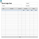 Ledger Paper Template Excel gratis en premium templates