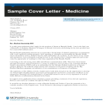 template topic preview image Job Application Letter For Medical Student