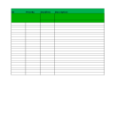 Checklist spreadsheet in Excel gratis en premium templates