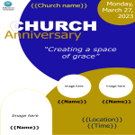 Church Anniversary Leaflet gratis en premium templates