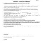 Abatement of Litigation Agreement gratis en premium templates