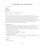 image School Trainee Prefect Appointment Letter