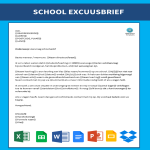 template topic preview image School excuusbrief