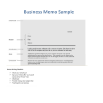 template topic preview image Business Memo Template in PDF Format