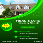 Real State Flyer Template gratis en premium templates