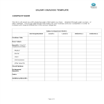 Employee Salary analysis template gratis en premium templates