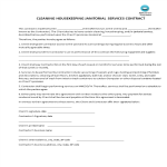 image Janitorial Services Agreement
