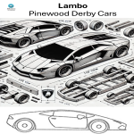 Lamborghini Pinewood Derby Car gratis en premium templates