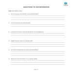 Hr Question To Ask References gratis en premium templates