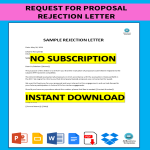 template topic preview image Request For Proposal Rejection Letter