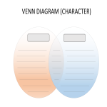 Colored Venn Diagram template gratis en premium templates