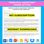 template topic preview image Middle School Assistant Principal Cover Letter