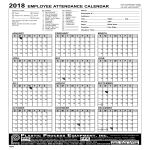 template topic preview image Employee Attendance Calendar