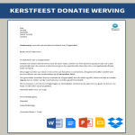 template topic preview image Kerstmis donatie wervingsbrief