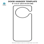 Door Hanger Template gratis en premium templates