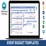 Event Budget gratis en premium templates