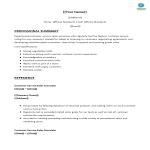 Customer Service Sales Resume gratis en premium templates