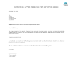 image Defective Goods Notification