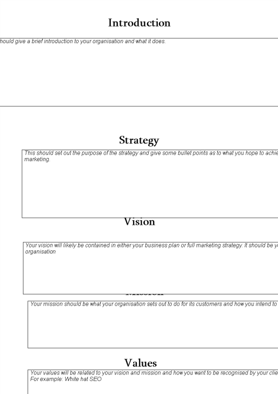 Vorschaubild der VorlageDigital Marketing Strategy