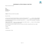 template topic preview image Reference Letter From A Doctor