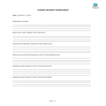 Market Analysis - Worksheet_Target Market gratis en premium templates