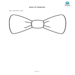 Bow Tie template gratis en premium templates