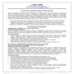 Security Officer Corrections Officer Resume Example gratis en premium templates