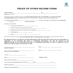 template topic preview image Proof Of Other Income Form