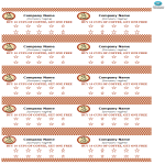 Punch card template gratis en premium templates