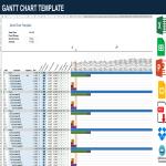 template topic preview image Project Gantt Chart Excel Template
