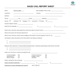 template topic preview image Sales Call Sheet