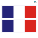 France Flag Template gratis en premium templates
