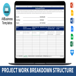 Work Breakdown Structure Table Excel gratis en premium templates