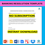 template topic preview image Banking Resolution