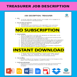 template topic preview image Treasurer Job Description