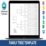 Family Tree gratis en premium templates