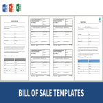 template topic preview image Bill Of Sale Templates