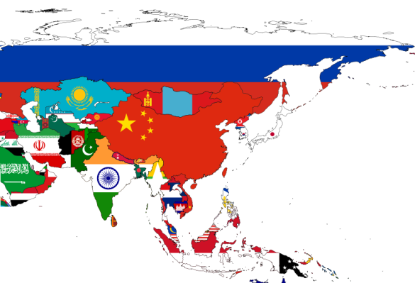 Vorschaubild des Vorlagenthemas Asia printable flags templates