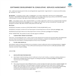 Software Development And Consulting Services Agreement gratis en premium templates